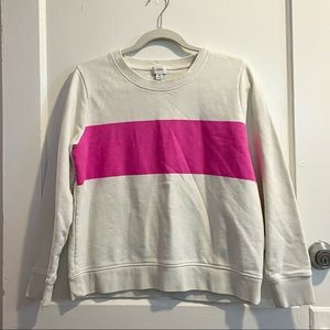 J Crew Bold Striped Crewneck Sweatshirt